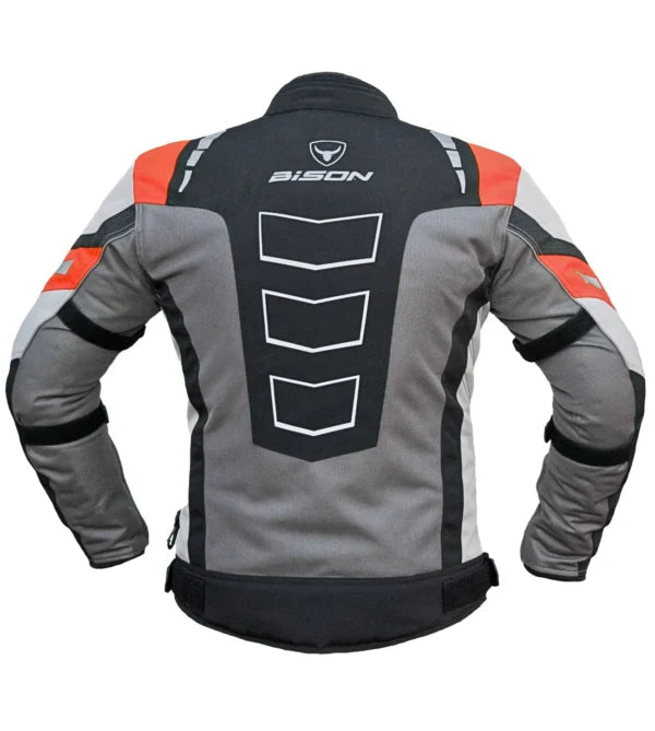 Bison ProGear Masculine V2 grey red riding jacket
