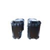 MOTOCARE ALUMINIUM 36 LITRE BLACK PANNIERS WITH SADDLE CLAMP