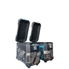 MOTOCARE ALUMINIUM 36 LITRE BMW GS BLACK PANNIERS WITH SADDLE CLAMP