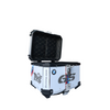 MOTOCARE ALUMINIUM 45 LITRE GRAPHIC BMW GS WHITE TOP BOX