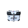 MOTOCARE ALUMINIUM 45 LITRE GRAPHIC BMW GS WHITE TOP BOX