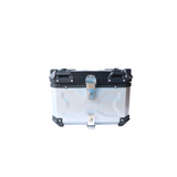 MOTOCARE ALUMINIUM 55 LITRE MX SILVER TOP BOX
