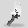 MotoCare Mantis rally tower touring windshield installed on Hero Xpulse 200 4V with clamp kit