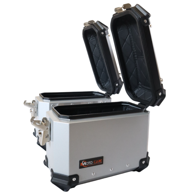 MOTOCARE ALUMINUM SIDE BOX - 18 LITERS
