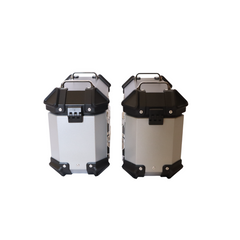 MOTOCARE ALUMINUM SIDE BOX - 18 LITERS