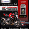 CRANK1 Carbon Rear Brake Pads CFB662 for MV Agusta Brutale 800