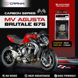 CRANK1 Carbon Rear Brake Pads CFB662 for MV Agusta Brutale 675