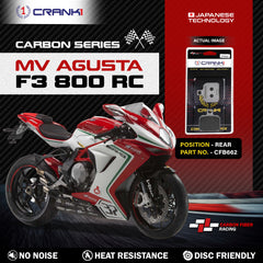 CRANK1 Carbon Rear Brake Pads CFB662 for MV Agusta F3 800 RC