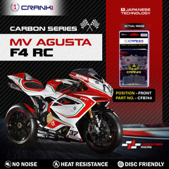 CRANK1 CFB744 carbon brake pads for MV Agusta F4 RC front