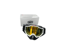 100% MX Goggle  black white tinted RACECRAFT