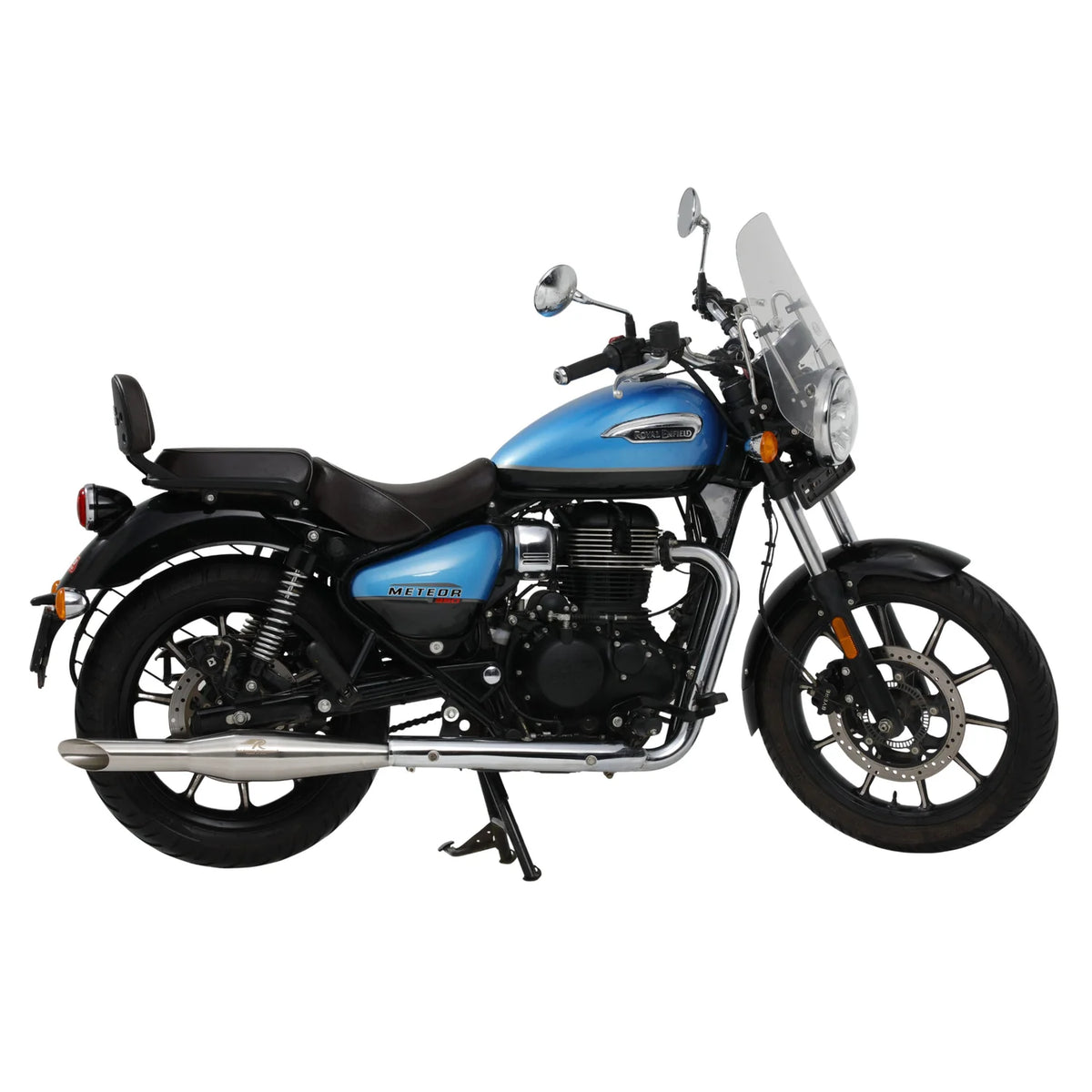 Red Rooster Rumbler Ace Matte Exhaust for Royal Enfield Meteor 350