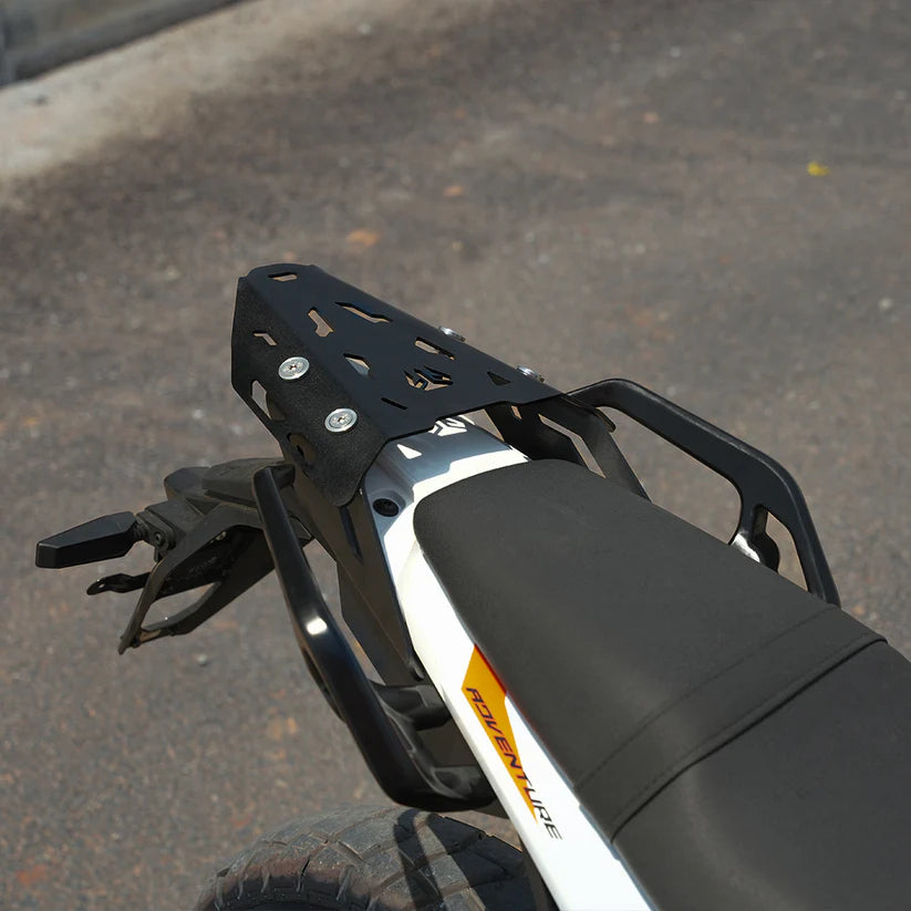 Back Carrier LAZER v1.0 for KTM 390 Adventure – Moto Torque Rear Rack with Top Box Compatibility