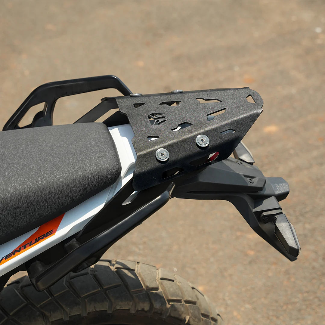 Back Carrier LAZER v1.0 for KTM 390 Adventure – Moto Torque Rear Rack with Top Box Compatibility
