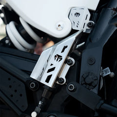 Moto Torque Rear Master Cylinder Guard Stainless Steel for 2025 KTM 390 Adventure / Adventure X – Rear Brake Protection