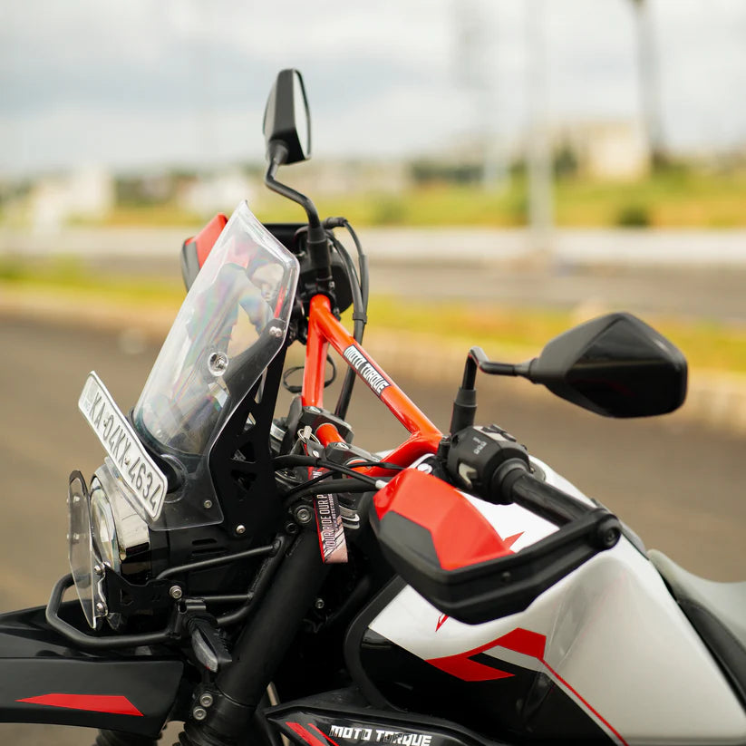 Moto Torque Red Handlebar for Hero XPulse 210 – Off-Road Touring Upgrade