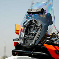 Moto Torque Spider Headlight Guard for KTM 390 Adventure / Adventure X 2025 – Rugged MS Front Lamp Protection