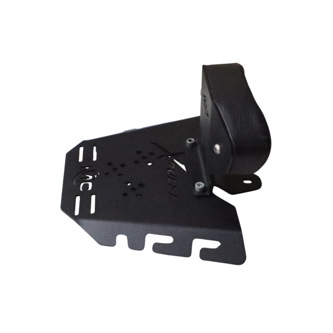 MotoCare CNC Rear Carrier with Backrest for Hero XPulse 210 – Touring Comfort & Luggage Mount