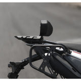 MotoCare CNC Rear Carrier with Backrest for Hero XPulse 210 – Touring Comfort & Luggage Mount