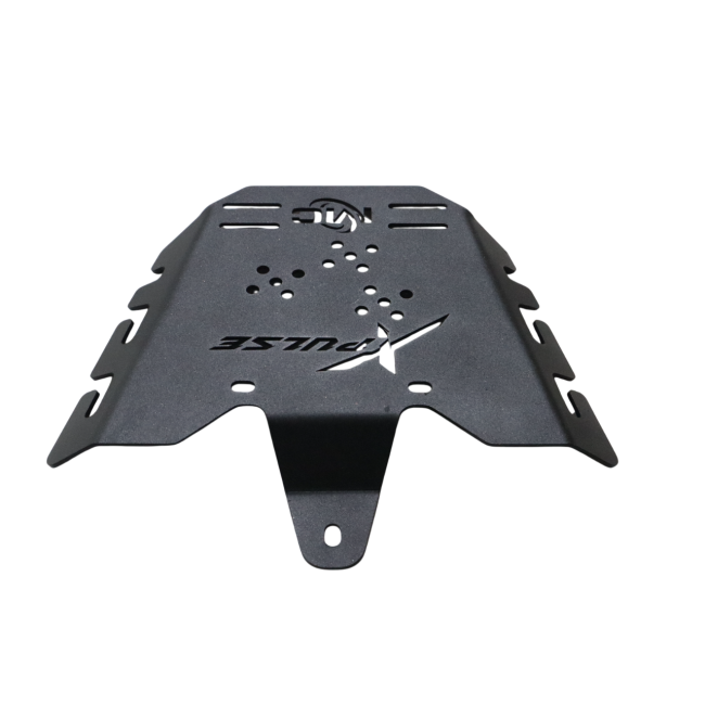 MotoCare CNC Rear Carrier with Plate for Hero XPulse 210 – Lightweight Touring Luggage Rack
