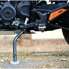 Motocare CNC Side Stand Extender for KTM Adventure 250/390 (2025) – Wide Base Kickstand Foot Support
