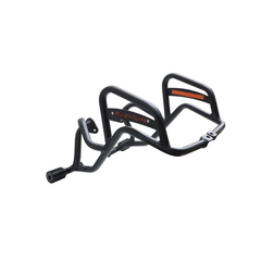 Motocare Crash Guard with Dual Sliders (Black) for KTM Adventure 250/390 2025 – Heavy-Duty Engine Protection