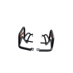 Motocare Crash Guard with Dual Sliders (Black) for KTM Adventure 250/390 2025 – Heavy-Duty Engine Protection