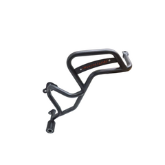 Motocare Crash Guard with Dual Sliders (Black) for KTM Adventure 250/390 2025 – Heavy-Duty Engine Protection