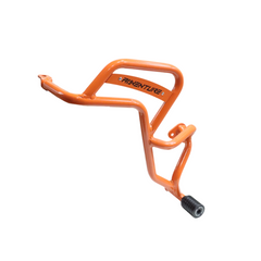 Motocare Crash Guard with Dual Sliders Orange – KTM 390 Adventure 2025 Engine Protection Bar