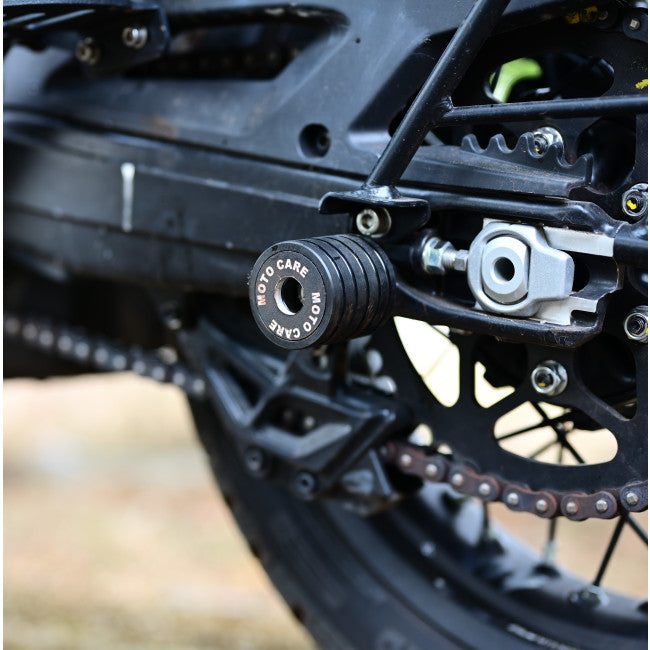 Motocare Fork Sliders Set of 4 for 2025 KTM Adventure 250/390 – Front & Rear Axle Crash Protection Kit