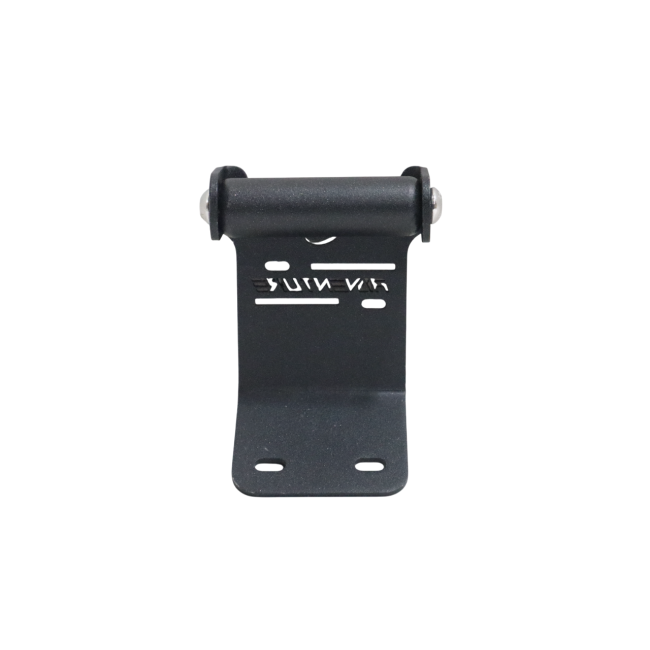Motocare GPS Mount in Black and Orange for KTM Adventure 250/390 2025 – CNC Adjustable Navigation Holder