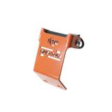 Motocare GPS Mount in Black and Orange for KTM Adventure 250/390 2025 – CNC Adjustable Navigation Holder