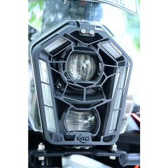 Motocare Headlight Grill for 2025 KTM Adventure 250/390 – Durable Off-Road Headlamp Protection