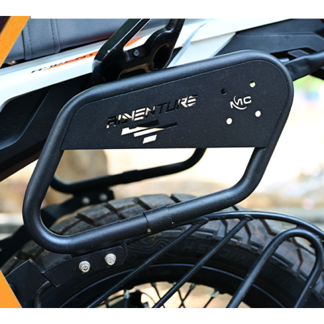 Motocare Saddle Stay with Plate for 2025 KTM Adventure 250/390 – Touring Rear Carrier & Pannier Support