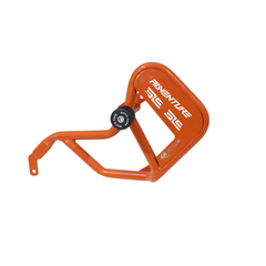 Motocare TYPE 2 Crash Guard Orange with Dual Sliders for KTM Adventure 250/390 – 2025 Model