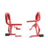 MotoCare Red Crash Guard with Dual Sliders for Hero XPulse 210 – Engine and Frame Protection