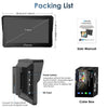 Carpuride W702BS 7 inch BMW motorcycle CarPlay display
