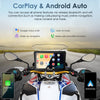 Carpuride W702BS 7 inch BMW motorcycle CarPlay display
