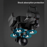 LGP 1314 motorcycle phone holder with vibration damper
