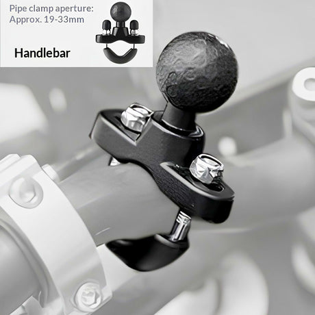 LGP 1314 motorcycle phone holder with vibration damper
