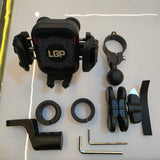 LGP 1314 motorcycle phone holder with vibration damper
