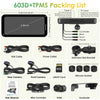 Carpuride W603D wireless motorcycle CarPlay display
