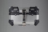 Moto Vanguard 22L silver aluminum motorcycle top box