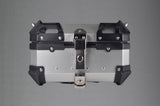 Moto Vanguard 22L silver aluminum motorcycle top box