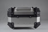 Moto Vanguard 22L silver aluminum motorcycle top box
