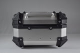 Moto Vanguard 22L silver aluminum motorcycle top box