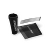 Mototrendz fork seal cover installed on motorcycle front fork