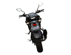 Silver Stallion Storm performance exhaust for Yamaha MT15 black matte brushed