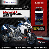 CRANK1 CFB181 rear carbon brake pads for Ducati Multistrada 1260 S 2018-2020