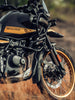 LEGUNDARY Custom bazooka crash guard with slider for Royal Enfield Himalayan 450 black engine guard