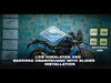 LEGUNDARY Custom bazooka crash guard with slider for Royal Enfield Himalayan 450 black engine guard